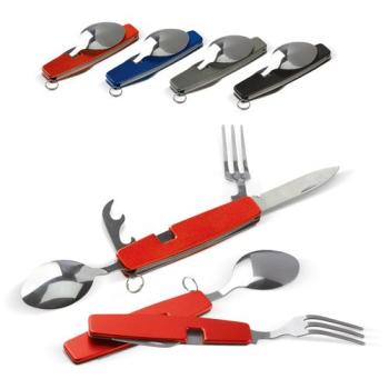 Foldable cutlery in multi-tool