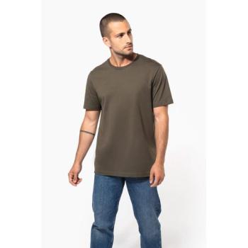 Short-sleeved crew neck T-shirt