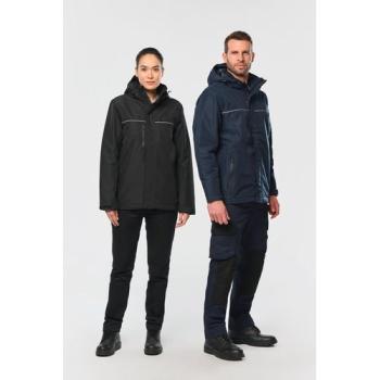 Unisex hooded performance parka