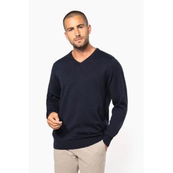 Pull col V homme