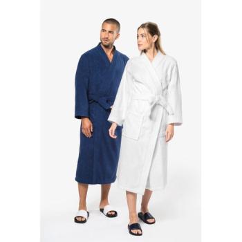 Peignoir col kimono