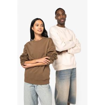 Eco-friendly unisex oversize round neck sweatshirt