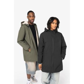 Eco-friendly unisex sherpa-lined waterproof jacket