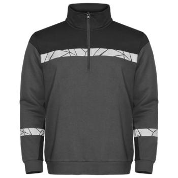 7102 SWEATSHIRT 1/2 ZIP - 7102 SWEATSHIRT 1/2 ZIP 9910-VIZ