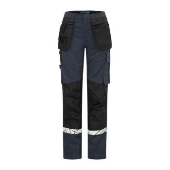 7513 WORKPANT WOMEN (kneeprotector pockets + hp) - 7513 WORKPANT WOMEN (kneeprotector pockets + hp) 9910-VIZ