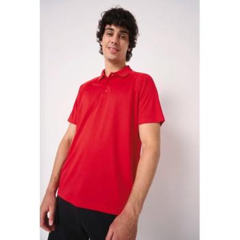Men's basic polyester polo shirt