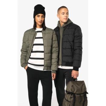 Eco-friendly unisex teddy collar padded jacket