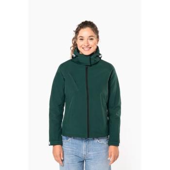 Veste softshell à capuche amovible femme