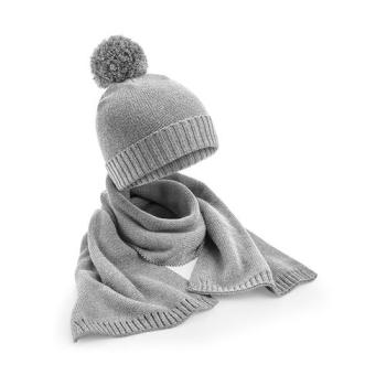 Knitted Scarf and Beanie Gift Set