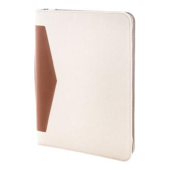 Recycled Canvas Document Folder Carbasa Zip