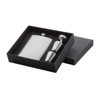 Shackleton hip flask set