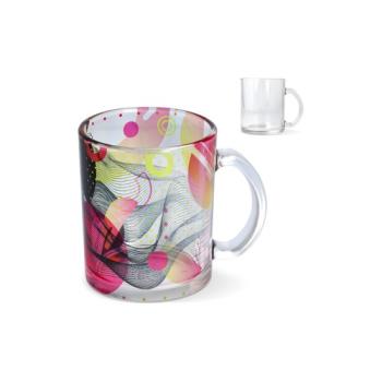 Mallorca subli glass mug 335ml