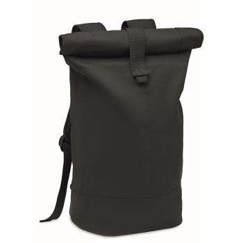 Rolltop washed canvas backpack MO6704-03