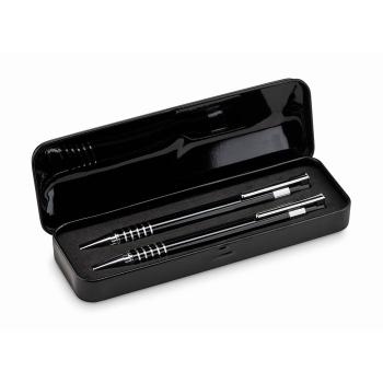 Set stylo bille étui métal     MO7323-03