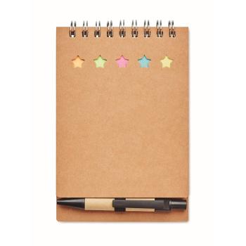 Notepad with pen and memo pad  MO8107-13