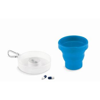 Tasse pliable avec pilulier    MO9196-04