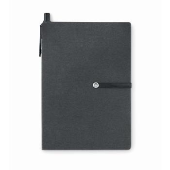 Carnet recyclé ligné et stylo  MO9213-03