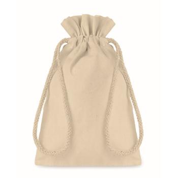 Small Cotton draw cord bag     MO9728-13