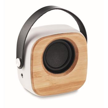 Haut-parleur 3W façade bambou  MO9806-06