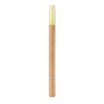 2 in 1 carton pen highlighter  MO9895-08