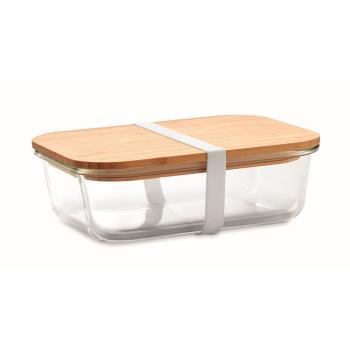 Glass lunchbox with bamboo lid MO9962-22