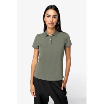 Polo écoresponsable maille piquée femme