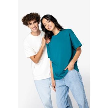 Unisex eco-friendly dropped shoulders t-shirt