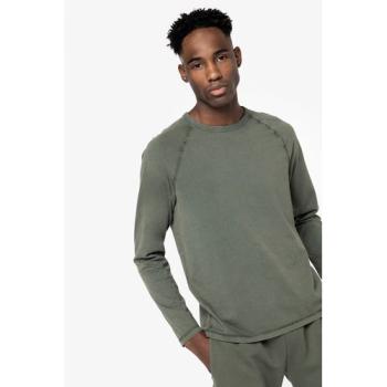 Men's long sleeve raglan t-shirt-190g