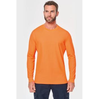 T-shirt unisexe écoresponsable manches longues coton/polyester
