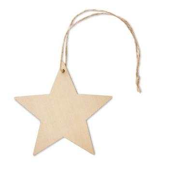 Wooden star shaped hanger ESTY