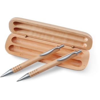 DEMOIN Pen gift set in wooden box