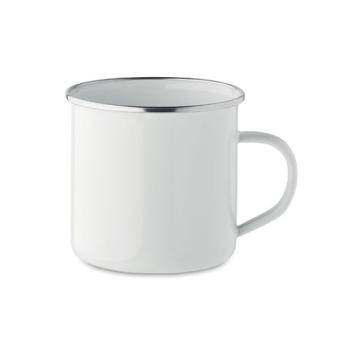Mug en émail pour sublimation PLATEADO L