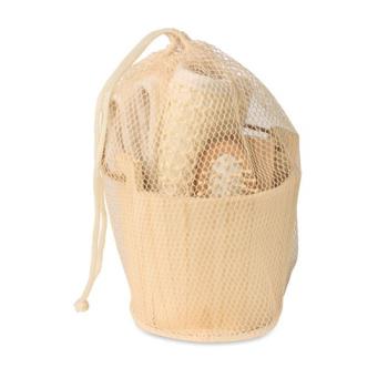SELFCARE Bath gift set in wooden bucket