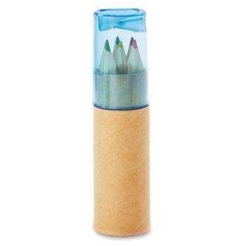 PETIT LAMBUT Tube de 6 crayons couleur