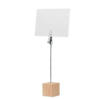 HELLO CLIP Clip mémos en bois de pin