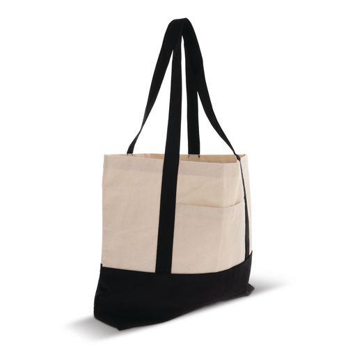 Sac de plage en coton OEKO-TEX® 280g/m² 42x10x30cm