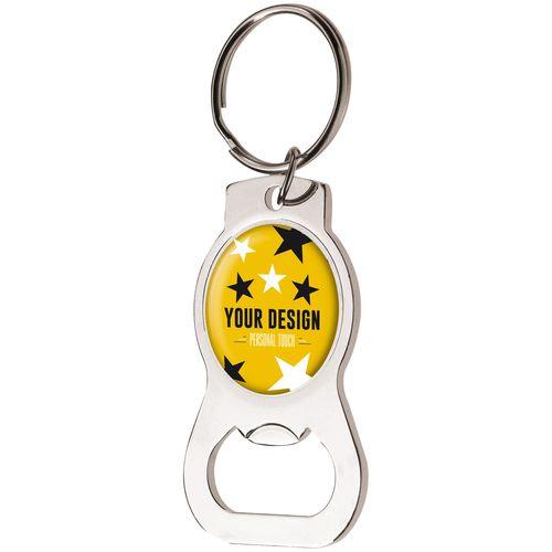 Opener keyring metal Doming