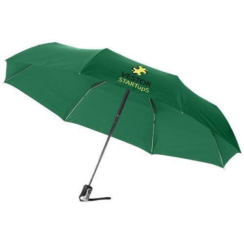 Parapluie 21.5" 3 sections ouverture fermeture automatique Alex