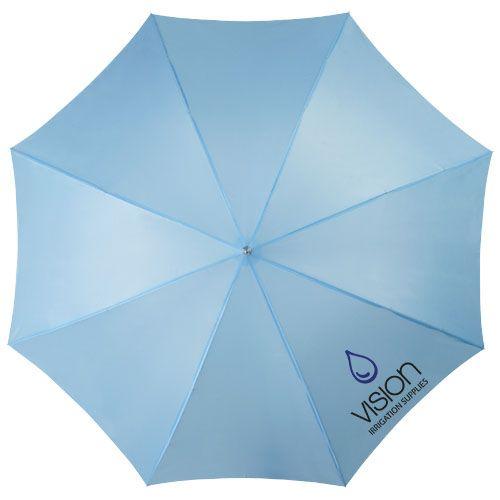 Lisa 23" auto open umbrella with wooden handle