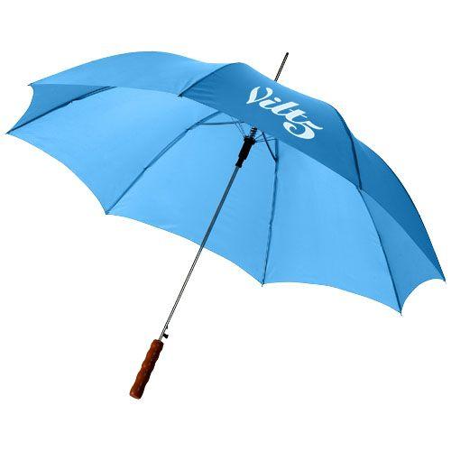 Lisa 23" auto open umbrella with wooden handle