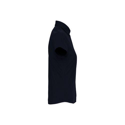 Chemise coton / élasthanne manches courtes femme