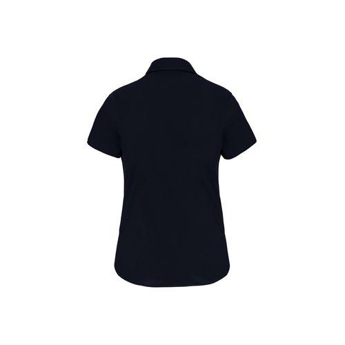 Chemise coton / élasthanne manches courtes femme