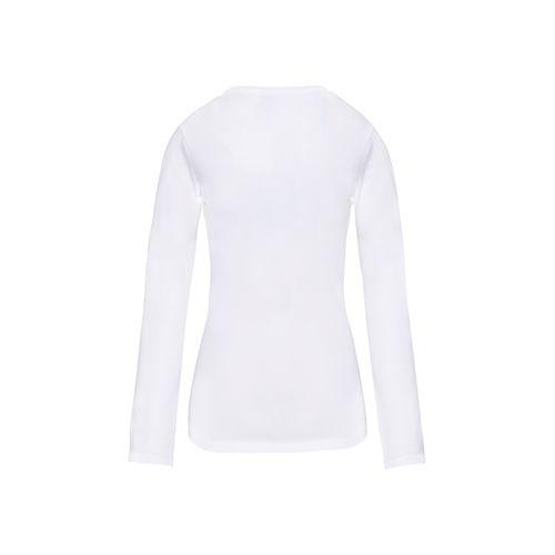 T-shirt col rond manches longues femme
