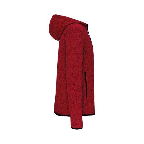 Men's heather hooded jacket