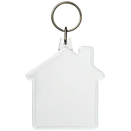 Combo house-shaped keychain