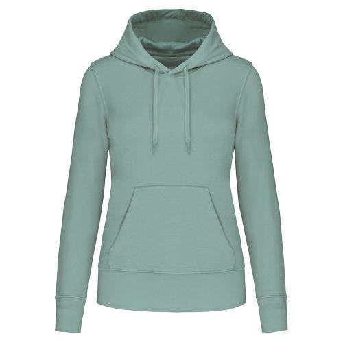Ladies' eco-friendly hooded sweatshirt