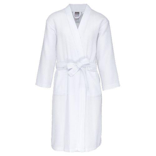 Peignoir kimono nid d'abeille