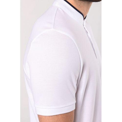 Polo col mao manches courtes homme