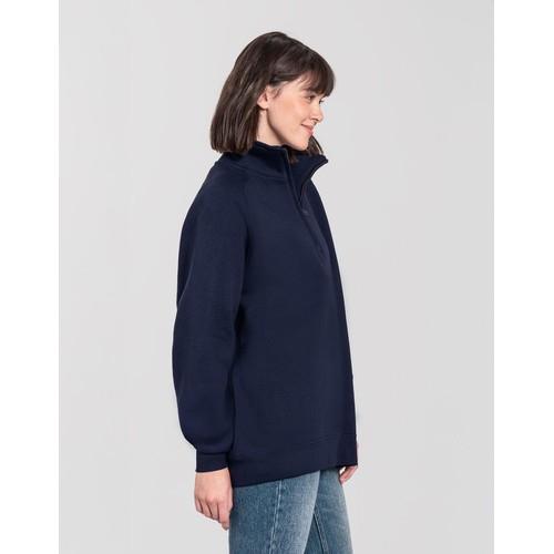Iconic Premium Zip Neck Sweat