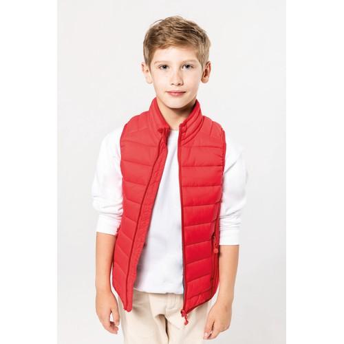Kid's lightweight sleeveless padded jacket